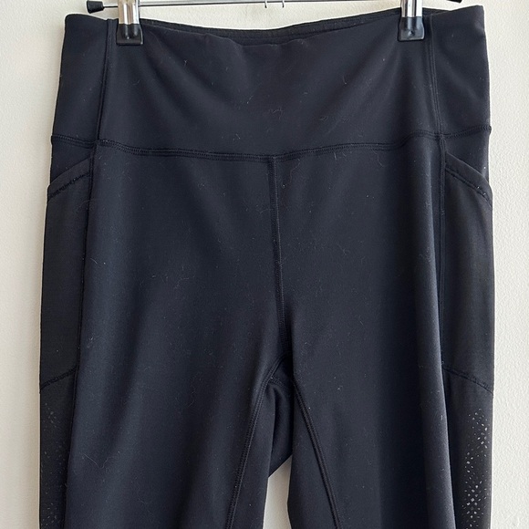 Lululemon Tightest Stuff Tight Black Leggings, High-Rise Mesh Cutout, Size 4 - Picture 2 of 14
